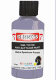 Denny's Floor Paint For Grip Coating Colour- Retro Spectrum Purple - Anti-Slip Hardwearing Safe