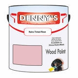 Denny's Wood Paint For Decking Colour- Retro Tinted Rose - Anti-Slip Weatherproof Durable
