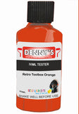 Denny's Floor Paint For Garages Colour- Retro Toolbox Orange - Oilproof Tyre-Tough Hardwearing
