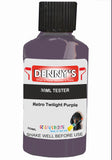 Denny's Floor Paint For Garages Colour- Retro Twilight Purple - Oilproof Tyre-Tough Hardwearing