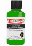 Denny's Floor Paint For Grip Coating Colour- Retro Workshop Green - Anti-Slip Hardwearing Safe