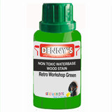 Denny's Stain Paint For Sheds Colour- Retro Workshop Green - Weatherproof Uv-Safe Nourish