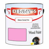 Denny's Wood Paint For Decking Colour- Ribbon Candy Pink - Anti-Slip Weatherproof Durable
