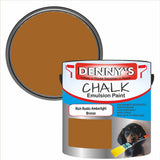Denny's Chalk Paint For Walls Colour- Rich Rustic Amberlight Bronze - Matte Wipe-Clean Coverage