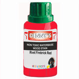 Denny's Stain Paint For Sheds Colour- Rivet Firebrick Red - Weatherproof Uv-Safe Nourish