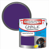 Denny's Chalk Paint For Furniture Colour- Romance Fig Plum Purple - Matte Scuffproof Refresh