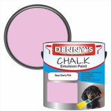 Denny's Chalk Paint For Walls Colour- Rose Cherry Pink - Matte Wipe-Clean Coverage