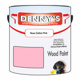 Denny's Wood Paint For Decking Colour- Rose Cotton Pink - Anti-Slip Weatherproof Durable