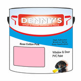 Denny's Plastic Paint For Pvc Colour- Rose Cotton Pink - Adhesion Tough Colour-Hold