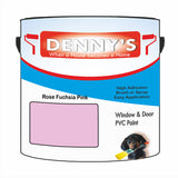 Denny's Plastic Paint For Outdoor Furniture Colour- Rose Fuchsia Pink - Weatherproof Uv-Safe Scuffproof