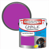Denny's Chalk Paint For Walls Colour- Rose Soft Charm Magenta - Matte Wipe-Clean Coverage