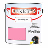 Denny's Wood Paint For Decking Colour- Rose Vintage Pink - Anti-Slip Weatherproof Durable