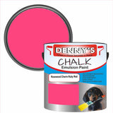 Denny's Chalk Paint For Furniture Colour- Rosewood Charm Ruby Red - Matte Scuffproof Refresh