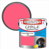 Denny's Chalk Paint For Furniture Colour- Rosewood Mulberry Sunset Red - Matte Scuffproof Refresh