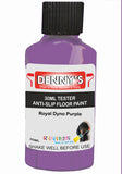 Denny's Floor Paint For Grip Coating Colour- Royal Dyno Purple - Anti-Slip Hardwearing Safe