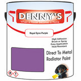 Denny's High Temp Paint For Grilles Colour- Royal Dyno Purple - Heatproof Rustguard Durable