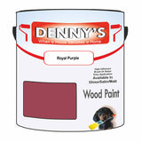 Denny's Wood Paint For Doors Colour- Royal Purple - Scuffproof Weatherproof Smooth