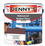 Denny's Waterpoof Paint For Ponds Colour- Rust Brown - Waterproof Fish-Safe Leakstop