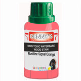 Denny's Stain Paint For Decking Colour- Rustline Signal Orange - Anti-Slip Weatherproof Nourish