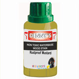 Denny's Stain Paint For Decking Colour- Rustproof Mustard - Anti-Slip Weatherproof Nourish