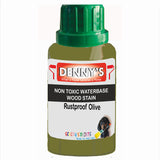 Denny's Stain Paint For Decking Colour- Rustproof Olive - Anti-Slip Weatherproof Nourish