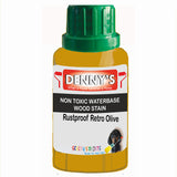 Denny's Stain Paint For Decking Colour- Rustproof Retro Olive - Anti-Slip Weatherproof Nourish