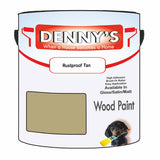 Denny's Wood Paint For Doors Colour- Rustproof Tan - Scuffproof Weatherproof Smooth