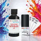 Paint For Audi A7 Satin Black Black Code L3Fz Touch Up Paint Scratch Stone Chip