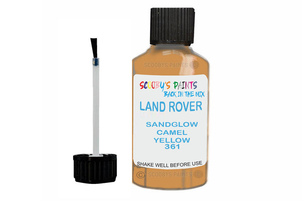 Mixed Paint For Land Rover Range Rover, Sandglow Camel, Touch Up, 361