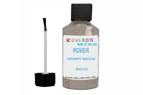 Mixed Paint For Rover A60 Cambridge, Sandy Beige, Touch Up, Bg15