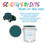 Triumph Stag JCA Vintage Classic Car Paint for restoration Blue Original Cellulose Paint used, Perfect Mix for SCARAB BLUE