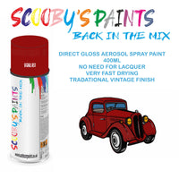 High-Quality SIGNAL RED Aerosol Spray Paint 258 For Classic Rover 25- Paint for restoration high quality aerosol sprays