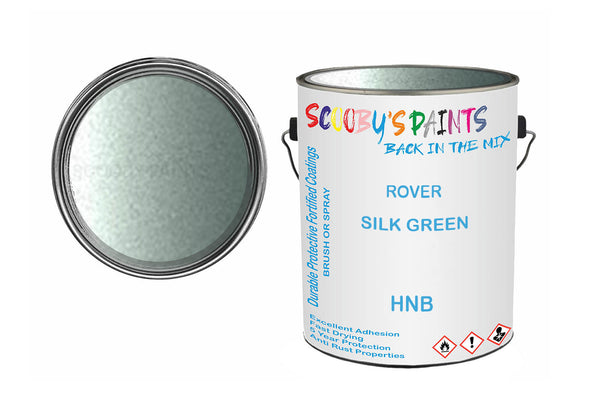 Mixed Paint For Austin Montego, Silk Green, Code: Hnb, Green