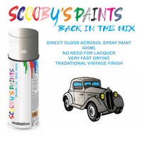 High-Quality SILVER Aerosol Spray Paint MMB For Classic Rover 25- Paint for restoration high quality aerosol sprays