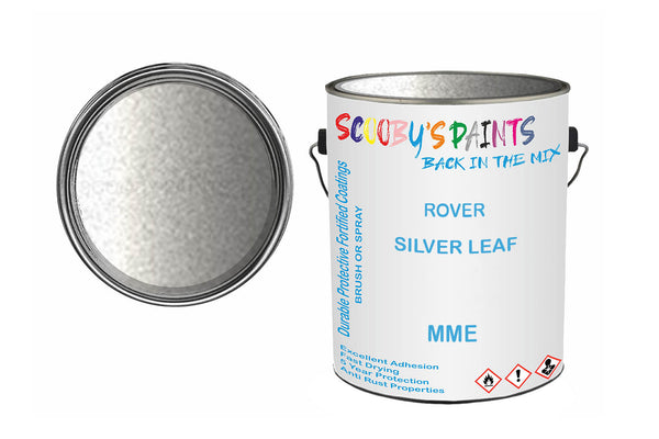 Mixed Paint For Morris Mini-Moke, Silver Leaf, Code: Mme, Silver-Grey