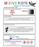 Skoda Fabia Anthracite Lha7 Health and safety instructions for use