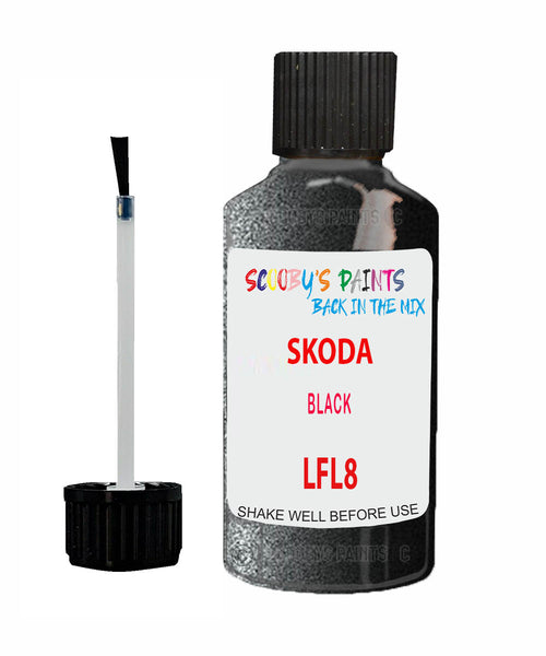 Car Paint Skoda Fabia Black Lfl8 Scratch Stone Chip Kit