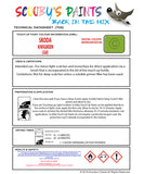 Skoda Citigo Kiwigreen Lg6D Health and safety instructions for use