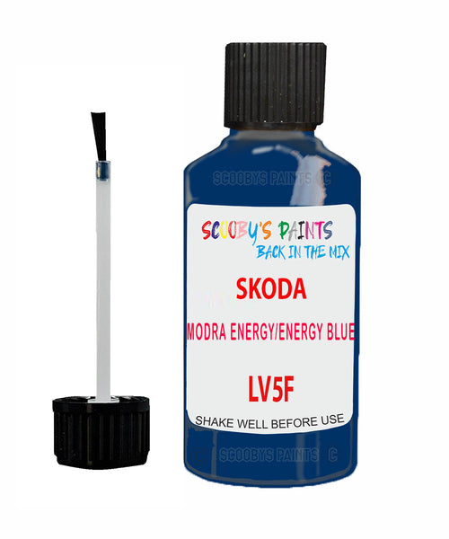Car Paint Skoda Superb Modra Energy/Energy Blue Lv5F Scratch Stone Chip Kit
