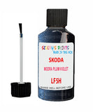 Car Paint Skoda Superb Modra Plum/Violet Sensation/Plum Blau Lf5H Scratch Stone Chip Kit