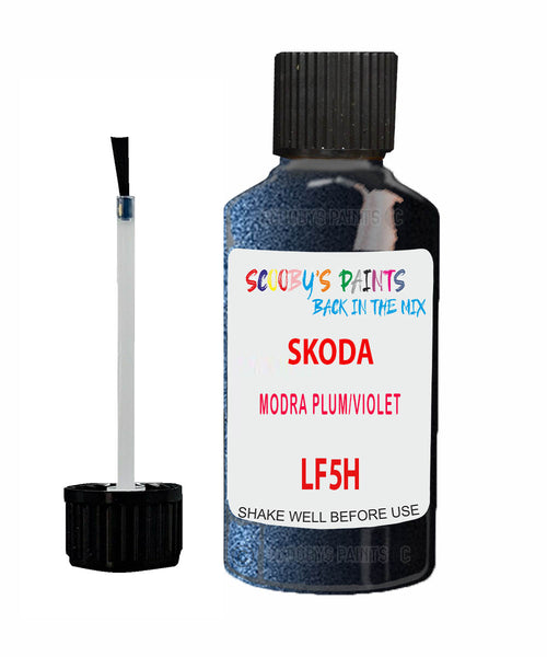 Car Paint Skoda Octavia Modra Plum/Violet Sensation/Plum Blau Lf5H Scratch Stone Chip Kit
