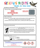 Skoda Octavia Seda Patina/Patina Grau R700 Health and safety instructions for use