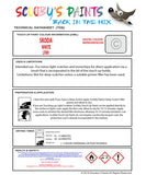 Skoda Fabia White Lfm9 Health and safety instructions for use