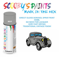 High-Quality SMOKE GREY Aerosol Spray Paint BU15 For Classic Rover 25- Paint for restoration high quality aerosol sprays