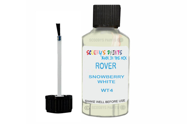 Mixed Paint For Rover 2000, Snowberry White, Touch Up, Wt4