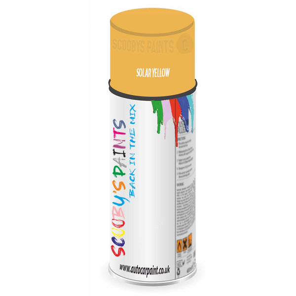 Mixed Paint For Rover 25/200 Series Solar Yellow Aerosol Spray A2