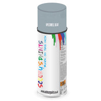 Mixed Paint For Morris Mini Speedwell Blue Aerosol Spray A2