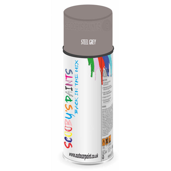 Mixed Paint For Morris Mini Steel Grey Aerosol Spray A2