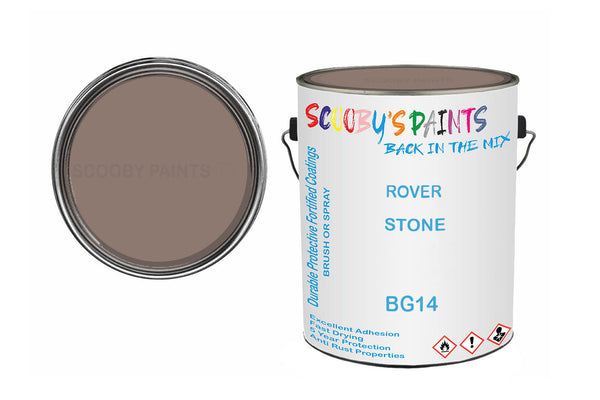 Mixed Paint For Triumph Tr6, Stone, Code: Bg14, Silver-Grey
