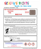 STONE Aerosol Spray Paint Code BG14 Classic ROVER Model A60 Cambridge Automotive Restorative Paint Vehicle Touch-Up ROVER BG14 Paint Car Restoration DIY Auto Painting Classic Car Refinishing High-Quality Spray Paint Automotive Finish Vehicle Restoration Supplies Custom Car Paint Auto Body Paint Aerosol Can Automotive Refinishing Paint for Classic Cars